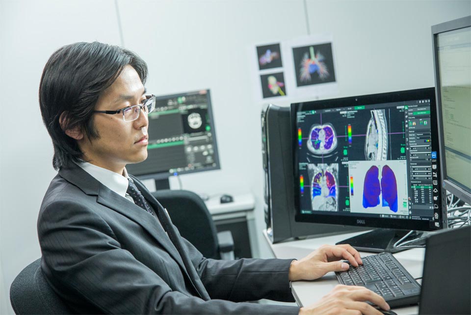 [Photo] Jun Masumoto senior Research Scientist, IT Development Division, Medical System R&D Center