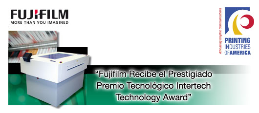 Fujifilm Recibe el Prestigiado Premio Tecnológico Intertech Technology Award