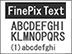 FinePix JV250 : Con Modo Texto