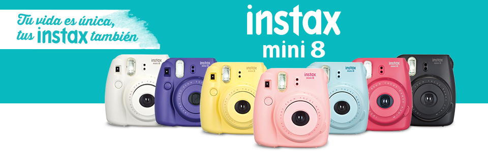 Instax mini 8, nueva cámara instantánea de Fujifilm México
