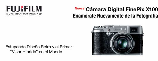 Nueva Cámara Digital FinePix X100 Enamórate Nuevamente de la Fotografía Estupendo Diseño Retro y el Primer “Visor Híbrido” en el Mundo