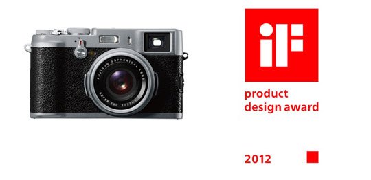 La cámara digital X100 de Fujifilm recibe el prestigiado premio "iF Product Design Award 2102 del International Forum Design GmbH