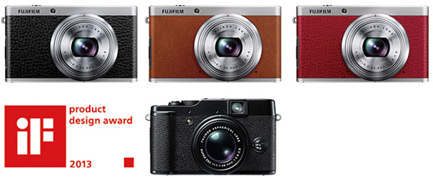 Las cámaras digitales XF1 y X10 de Fujifilm reciben el iF Product Design Award 2013