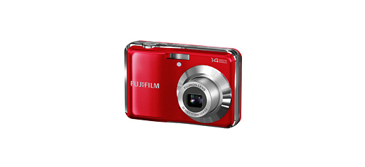 FinePix AV200 Rojo Vista Frontal