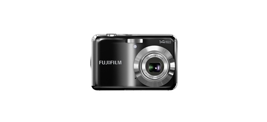 FinePix AV250 Negro Vista Frontal