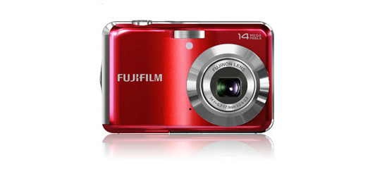 FinePix AX300 Rojo Vista Frontal