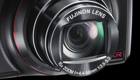 FinePix F550EXR : Lente Fujinon