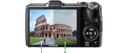 FinePix F550EXR : Pantalla LCD de 3.0 Pulgadas y Alto Contraste