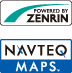 POWERED BY ZENRIN, NAVTEQ MAPS