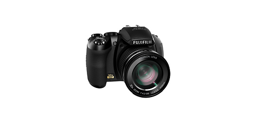 FinePix HS10 Negro Vista Frontal