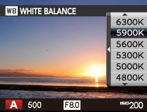 Fujifilm X10 : Temperatura de color manual