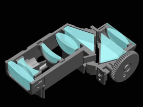Estructura del visor óptico avanzado