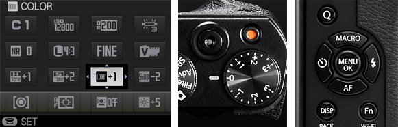 FUJIFILM X30 : Configuración completamente personalizable