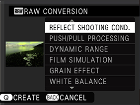 FUJIFILM X-Pro2 : Conversor RAW integrado en la cámara