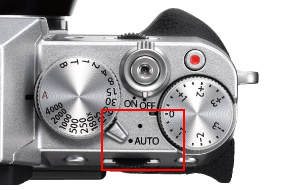 FUJIFILM X-T10 : selector de modos Auto