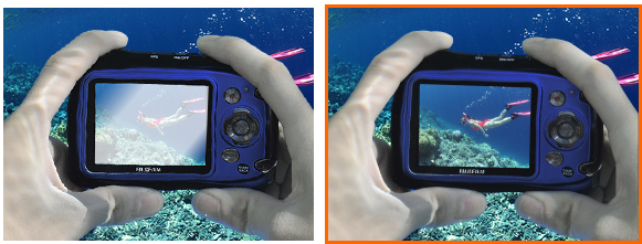 FinePix XP150 : Bajo el agua