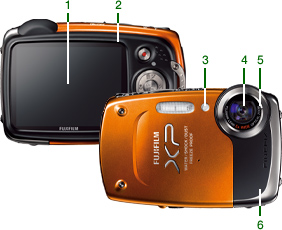 FinePix XP20 : Atractivo Diseño Compacto con Acabado Metálico de Alta Calidad