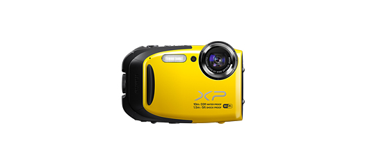 FinePix XP70 : Amarillo vista frontal