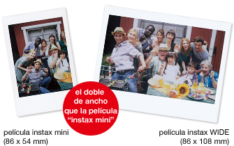 Instax WIDE 300: Fotografías Instax en formato panorámico