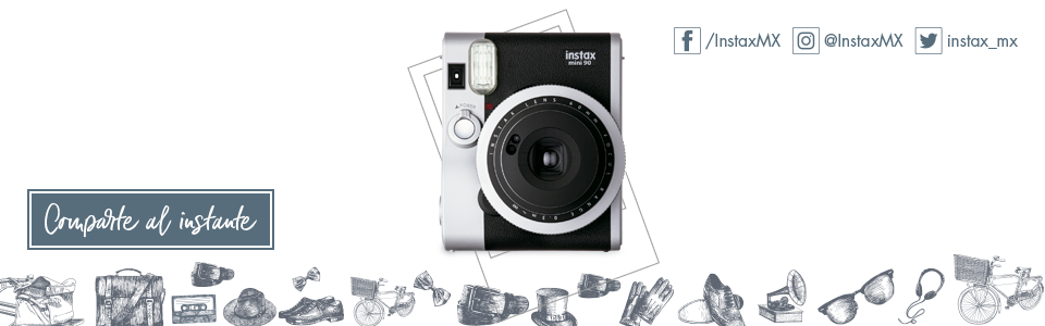 Instax mini 90, nueva cámara instantánea de Fujifilm México