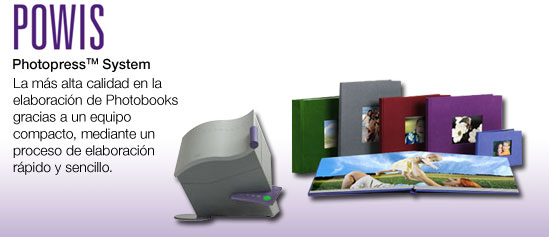 POWIS Photopress™ System Photobooks en Minutos